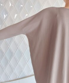 Tiaclasse 前後2wayバイカラーニットプルオーバー