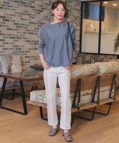 Tiaclasse 前後2wayバイカラーニットプルオーバー