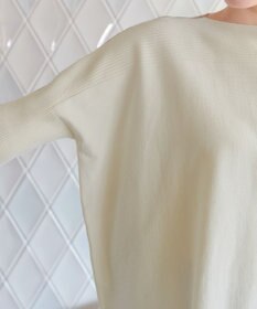 Tiaclasse 前後2wayバイカラーニットプルオーバー