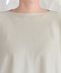 Tiaclasse 前後2wayバイカラーニットプルオーバー