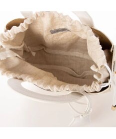 UNBILLION cachecache ポリプロピレンヒート×ビニール丸型2wayトートバッグ