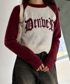 WEGO フラッフィーグラフィックちびニット