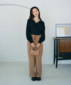 earth music&ecology スタッズキルトバッグ