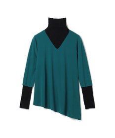 Chacott ノーソーイングニットコンビTシャツ