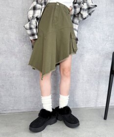 WEGO 【25年秋冬新作/あったかい】ムートンタッチサボ