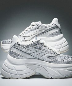 STEVE MADDEN BIONIC2R ラインストーン厚底スニーカー