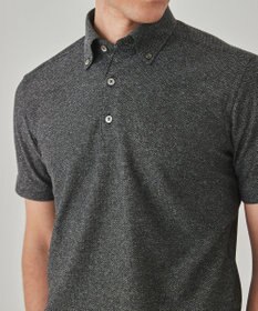 GOTAIRIKU 麻混・襟しっかり【洗える/通気性】ノルマンディーリネン ボタンダウンポロシャツ(25年モデル)