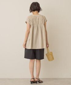 AMERICAN HOLIC シャーリング半袖フレアプルオーバー