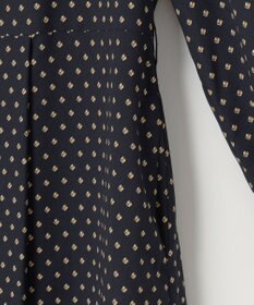 J.PRESS LADIES L 【洗える】ジオメトリックプリント ワンピース