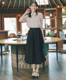 Tiaclasse 【新色追加】パフスリーブシャツブラウス