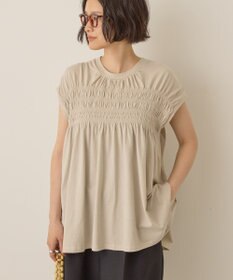 AMERICAN HOLIC シャーリング半袖フレアプルオーバー