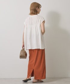 AMERICAN HOLIC シャーリング半袖フレアプルオーバー