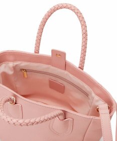 TOPKAPI 【ドラマ着用】【TREASURE TOPKAPI】シュリンクレザー メッシュハンドル ショルダー付き ミニ トート バッグ