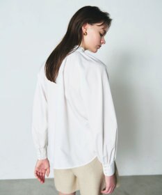 GRACE CONTINENTAL ボウタイギャザートップ