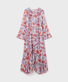 GRACE CONTINENTAL フラワープリントワンピース