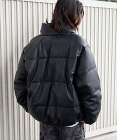 WEGO 【ユニセックス着用ITEM】PUパファーブルゾン