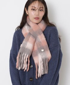 MOONBAT PAUL&JOE ACCESSOIRES(ポール&ジョー) ボリュームマフラー ブロックチェック