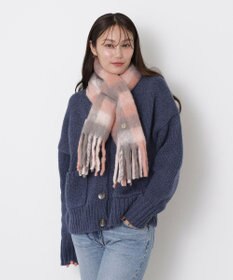 MOONBAT PAUL&JOE ACCESSOIRES(ポール&ジョー) ボリュームマフラー ブロックチェック