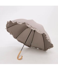 UNBILLION カシュネ cachenez / 【晴雨兼用】【日傘】 UV カット率99％以上 PUビッグフリルショートパラソル