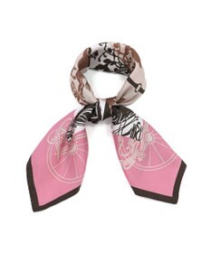 Marca 【Marcaオリジナル】色面シルエット馬車 小判スカーフ シルクツイル