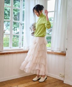 WEGO 【WEB限定/25年秋冬新作/洗濯OK/毛玉レス】タートルネックニット