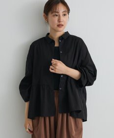 CRAFT STANDARD BOUTIQUE ペプラム長袖ブラウス