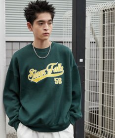 WEGO 【２点SET】アクセ付きグラフィックプルオーバー