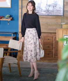 ANY SIS 【CICA加工】ケーブルポイント ニット