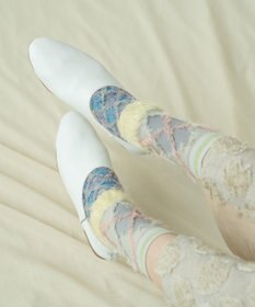 COQ 【MEN】KITSUNE ARGYLE アーガイルリバーシブルファーソックス