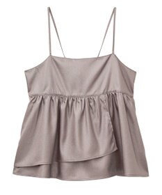 YECCA VECCA シャイニーオーバーキャミ