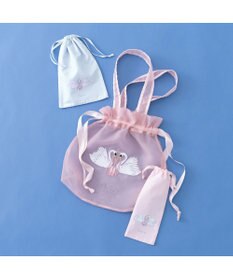 Chacott オデット半メッシュ巾着M