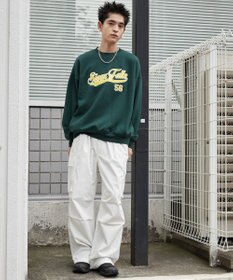 WEGO 【２点SET】アクセ付きグラフィックプルオーバー