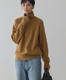 AMERICAN HOLIC バイパチハーフＺＩＰニットプルオーバー