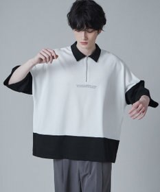 WEGO ドルマンポンチハーフジップT（S）