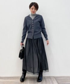 自由区 L 【洗える】カシミヤシルクブレンド タートルネックニット (検索番号:JJ47)