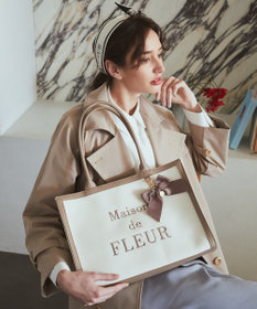 EC限定ロゴ刺繍キャンバストートバッグ / Maison de FLEUR