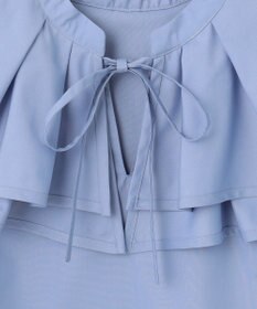 Feroux 【洗える】バイカラー ブラウス