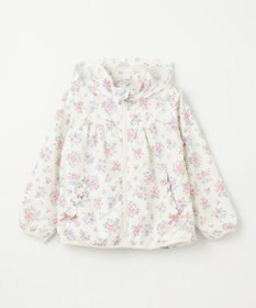 ANY KIDS 裾ペプラム 花柄 ブルゾン