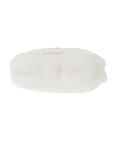 Maison de FLEUR チャーム付きファー2Wayボストンバッグ