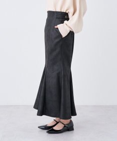 earth music&ecology フェイクレザーマーメイドスカート