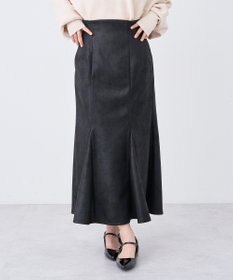 earth music&ecology フェイクレザーマーメイドスカート