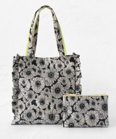 TOCCA 【ヨンア×大人百花×TOCCAコラボカラー有り】PRECIOUS WAVES BAG WITH POUCH ポーチ付きトートバッグ