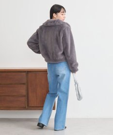 earth music&ecology ファーショートコート