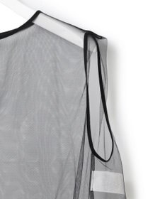 23区 【GOLD LABEL/見上愛さん着用】チュール ペプラムブラウス