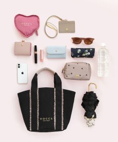 TOCCA 【八木アリサさん着用】TRILL TRIM CANVASTOTE キャンバストートバッグ