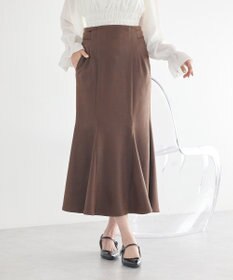 earth music&ecology フェイクレザーマーメイドスカート