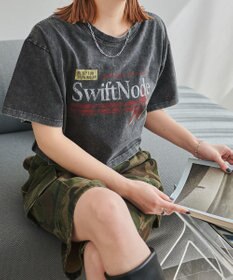 WEGO ヴィンテージウォッシュグラフィックショートT