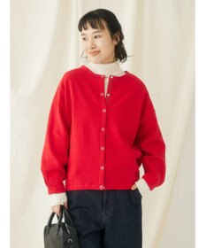 CRAFT STANDARD BOUTIQUE 裏起毛リングドットカーディガン