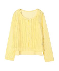 earth music&ecology ＳＥＴ２点メッシュカーディガン＋インナー