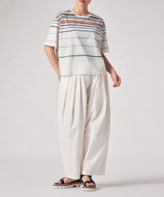Paul Smith Cairo Stripe Chalk プリントTシャツ